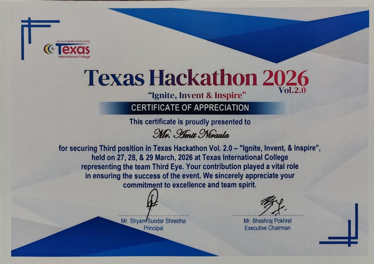 Certificate of Excellence